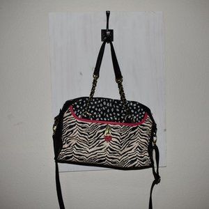 Betsey Johnson Zebra Print Bag